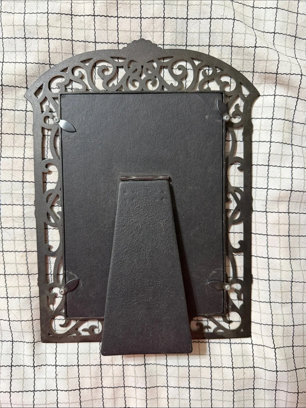 Ornate Brass-Tone Decorative Picture Frame - Classic Home Accent